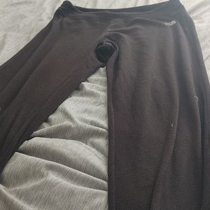 North Face polartec fleece pants, M